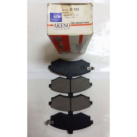 HYUNDAI MATRIX 1.8CC FRONT DISC BRAKE PADS (D-123)-1SET