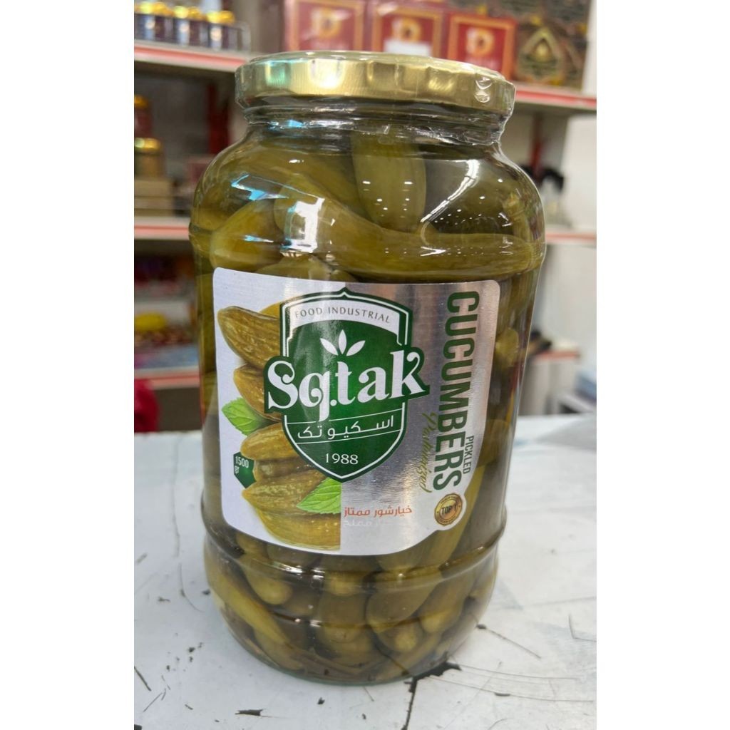 Saktq Pickled Cucumber 1500g - خيار مخلل سكتك 1500غ