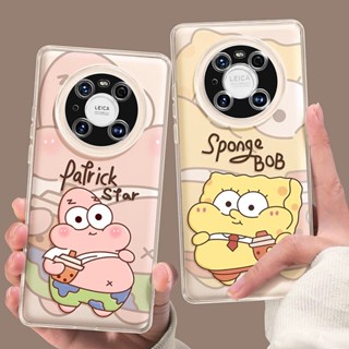 เคสโทรศัพท์มือถือแบบใส ลายการ์ตูน สําหรับ Huawei mate60Pro mate40Pro mata30Pro mete50e m40