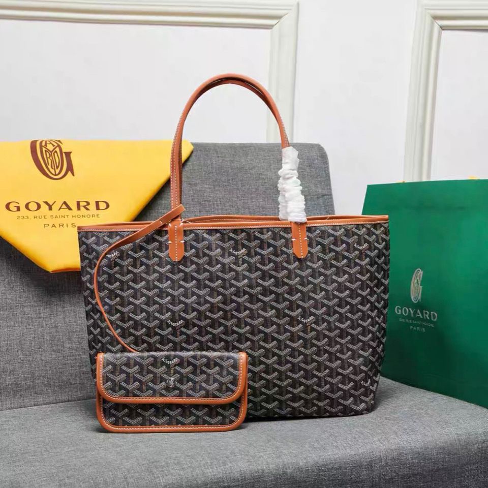 Goyard Goyard Goyard Dog Tooth Cabbage Basket ความจุขนาดใหญ่กระเป๋าช้อปปิ้งเด็กกระเป๋าแม่ Tote Bag