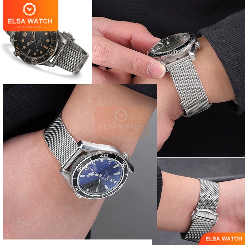 สายนาฬิกาข้อมือสเตนเลส คุณภาพสูง สําหรับ OMEGA watch strap fo DE VILLE 20 มม.