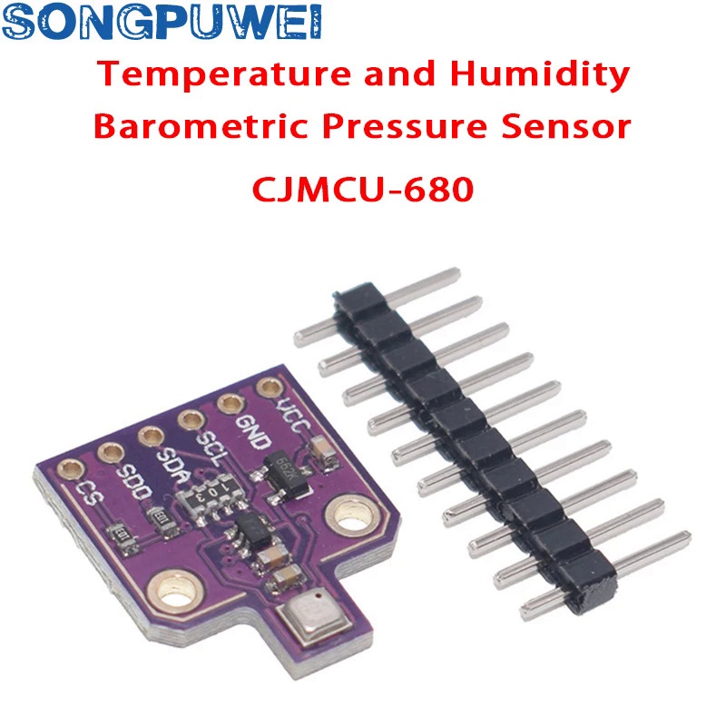 1Pcs Ultra-Small ความดัน CJMCU-680 BME680อุณหภูมิความชื้นความดันเซนเซอร์สำหรับ Drone อุปกรณ์เสริมคุณ