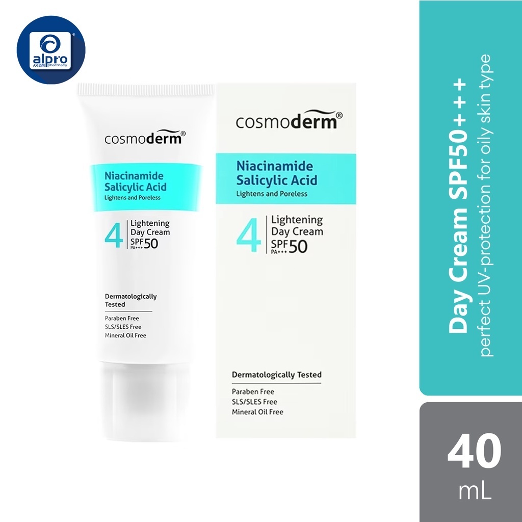 Cosmoderm Niacinamide Salicylic Acid Light Day Cream Spf50 +++ 40 มล.