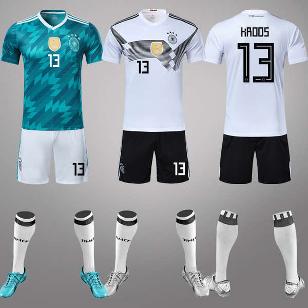เสื้อบอล เสื้อ บอล 2018 FIFA World Cup Germany Team Jersey MullerKroos Reuss เสื้อทีมเหย้าและเยือน เสื้อฟุตบอลสําหรับผู้ใหญ่และเด็ก