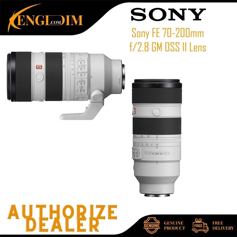เลนส์ Sony 70-200mm f/2.8 GM OSS II | FE 70-200mm (รับประกัน SONY MY)