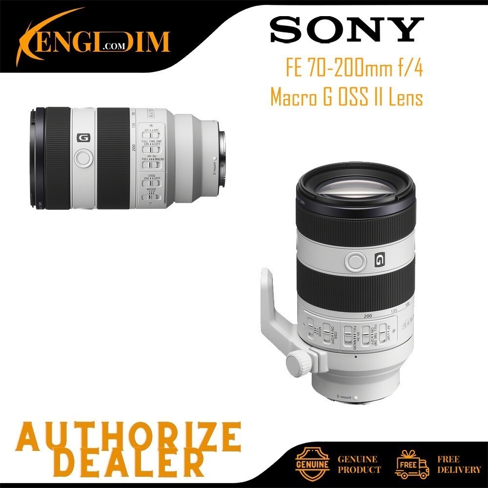 เลนส์ Sony FE 70-200mm f/4 Macro G OSS II (Sony E)