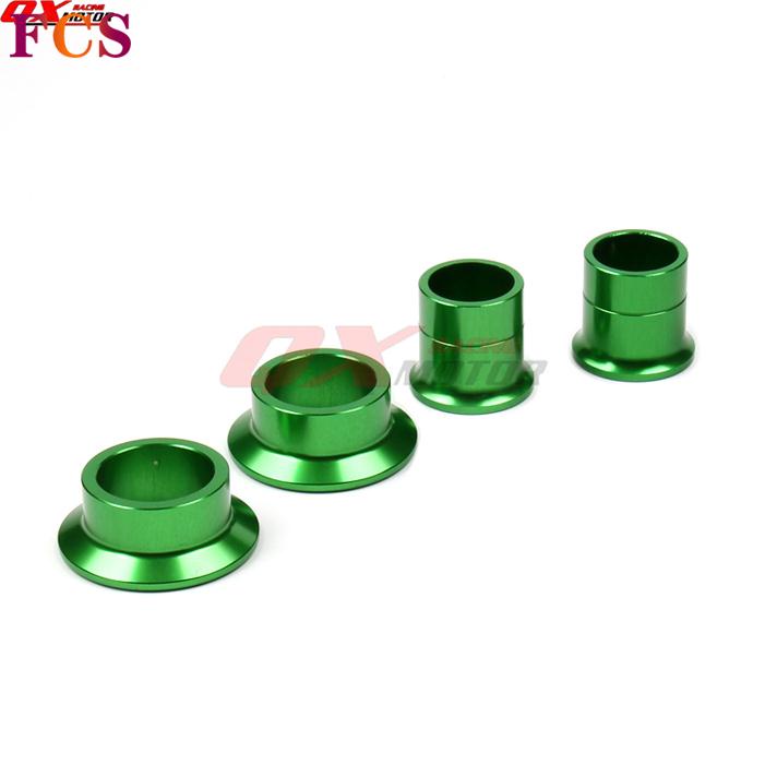 [FCS] เหมาะสําหรับ KX125/250/KXF250/KXF450 Kawasaki รถจักรยานยนต์ล้อด้านหน้าด้านหลัง CNC Bushing Sle