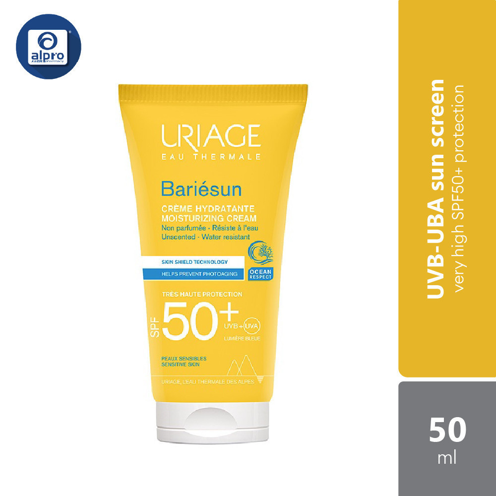 Uriage Bariesun Moisturizing Cream Spf50 + ( ไม ่ มีกลิ ่ น ) 50ml