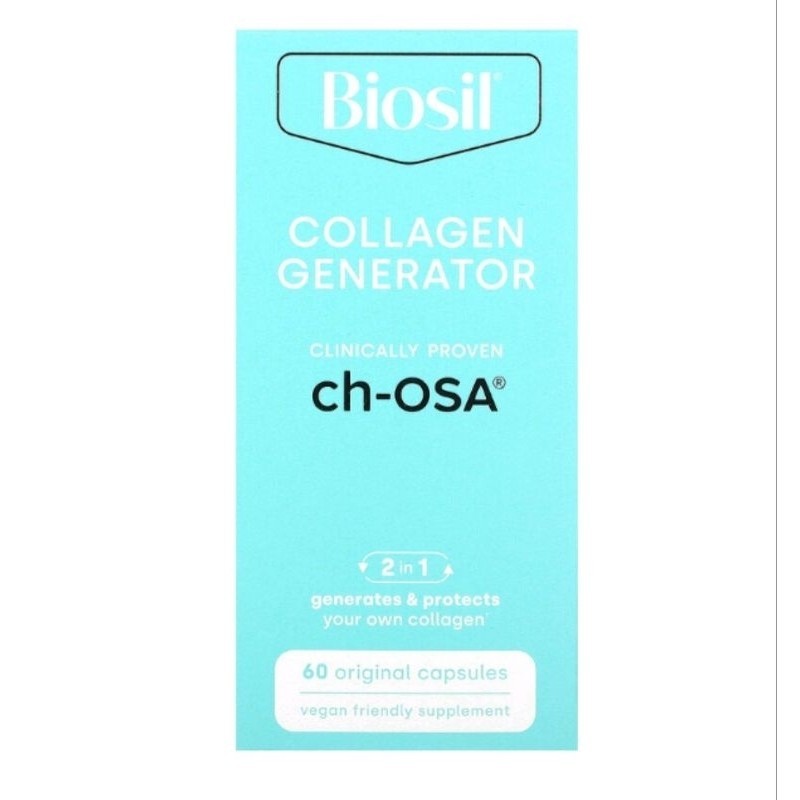 BioSil โดย Natural Factors เครื่องกําเนิดคอลลาเจนขั้นสูงของ ch-OSA