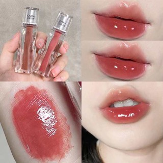 ลิปสติก ลิป Pure Desire Ice Lip Glaze ~ มิเรอร์ไฮไลท์ตุ๊ดลิปปาร์ตี้นักเรียนหน้าซีดขาวไม่ซีดจางไม่ติดถ้วยลิปกลอส