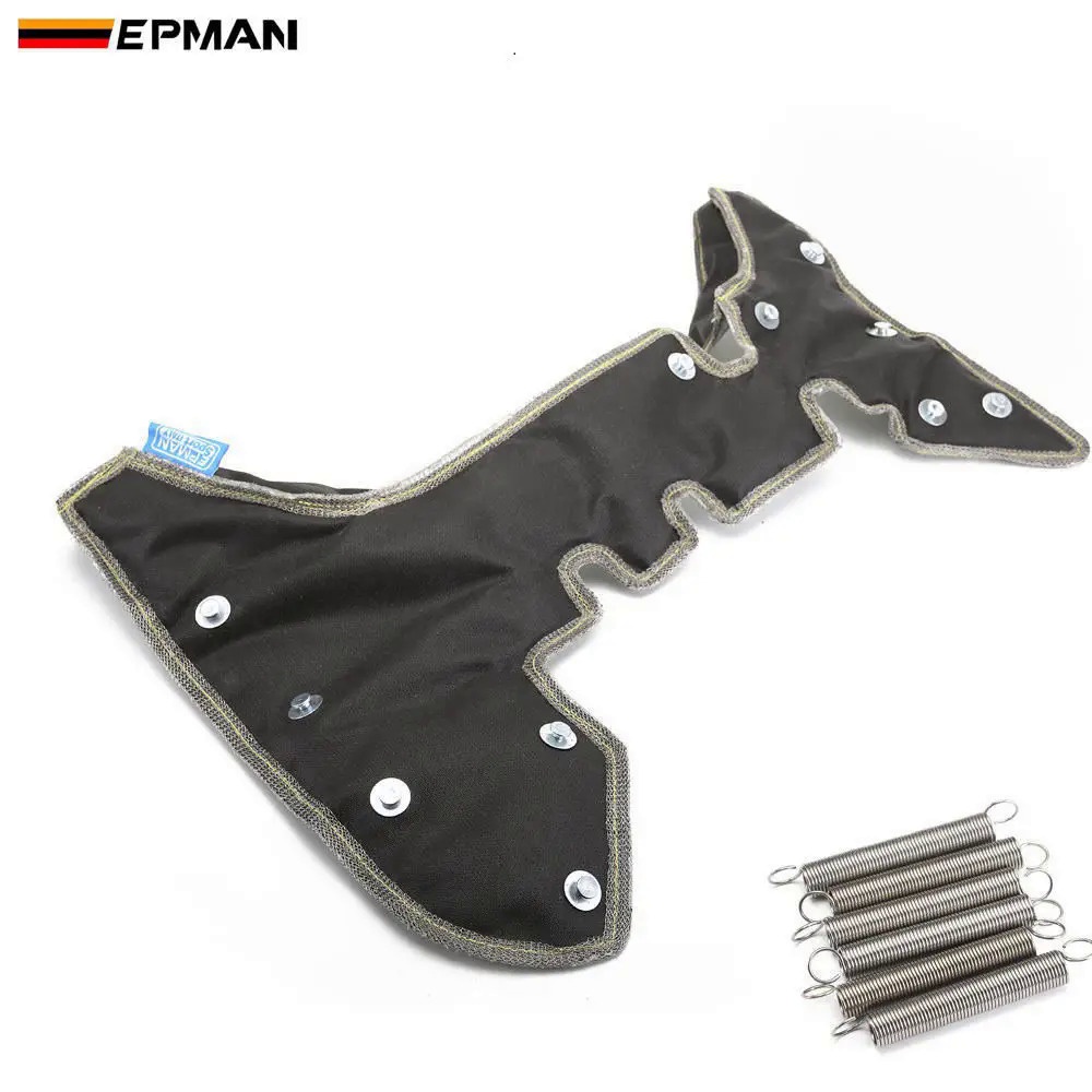 EPMAN Racing ไอเสีย Turbo ผ้าห่มห่อความร้อน Shield Beanie สําหรับ VW K03 / K04 TURBO Turbo Charger E