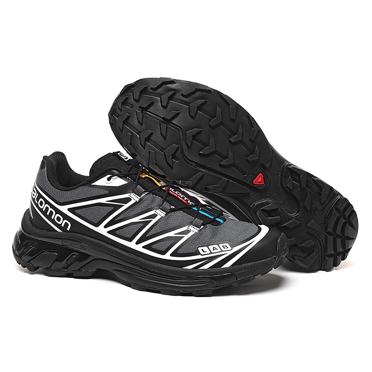 [ของแท้ 100%] Salomon Solomon รองเท้าเดินป่า กันลื่น ดูดซับแรงกระแทก สีเทา 40-47