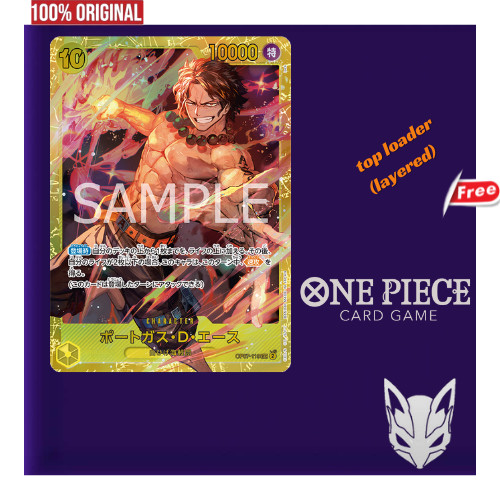 Portgas.D.Ace Character OP07-119 SEC optcg การ์ดวันพีซ