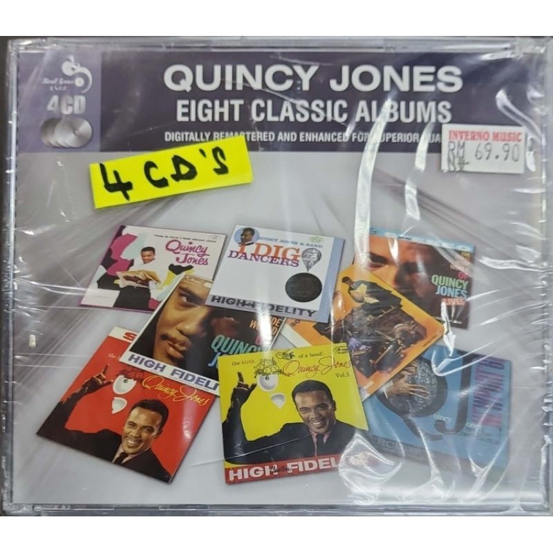 Quincy Jones - อัลบั้ม Eight Classic (4CDs)