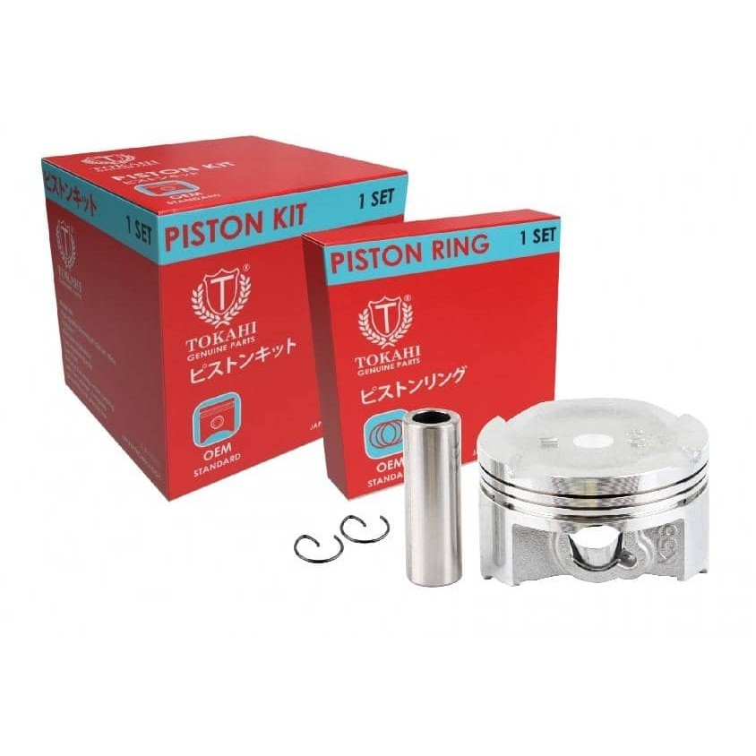 TOKAHI PISTON KIT RS150R (57.3MM) STD, STD+C, 0.25, 0.50, 0.75, 1.00. อาร์เอส150 ร