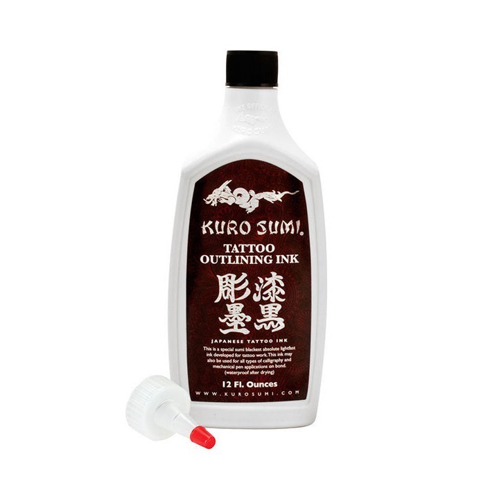 Kuro Sumi Outlining Black Tattoo Ink - 6oz