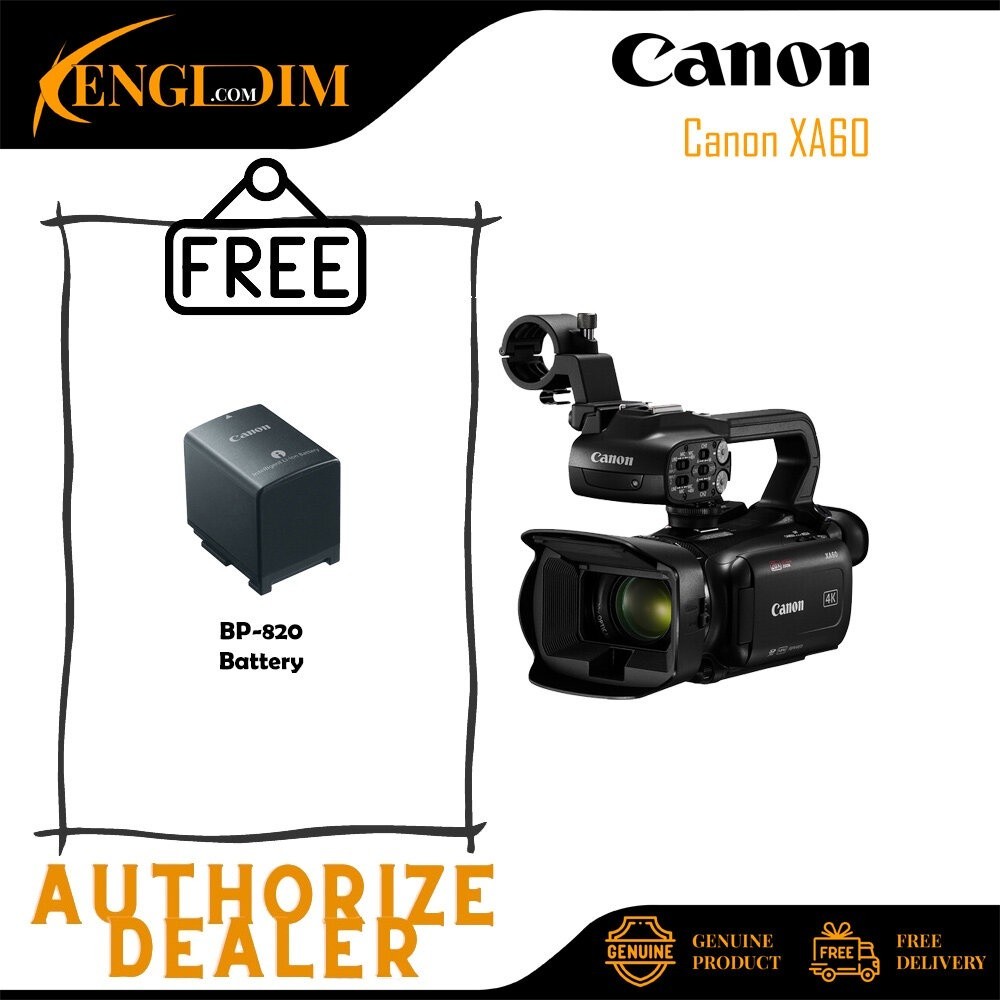 กล้องวิดีโอ Canon XA60 Professional UHD 4K