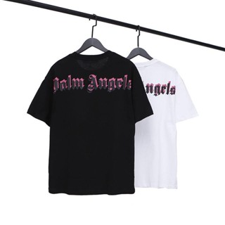 Palm Angels เสื้อยืดแขนสั้น ผ้าฝ้าย ทรงหลวม พิมพ์ลายตัวอักษร FOG แนวสตรีท เหมาะกับฤดูร้อน สําหรับผู้ชาย และผู้หญิง