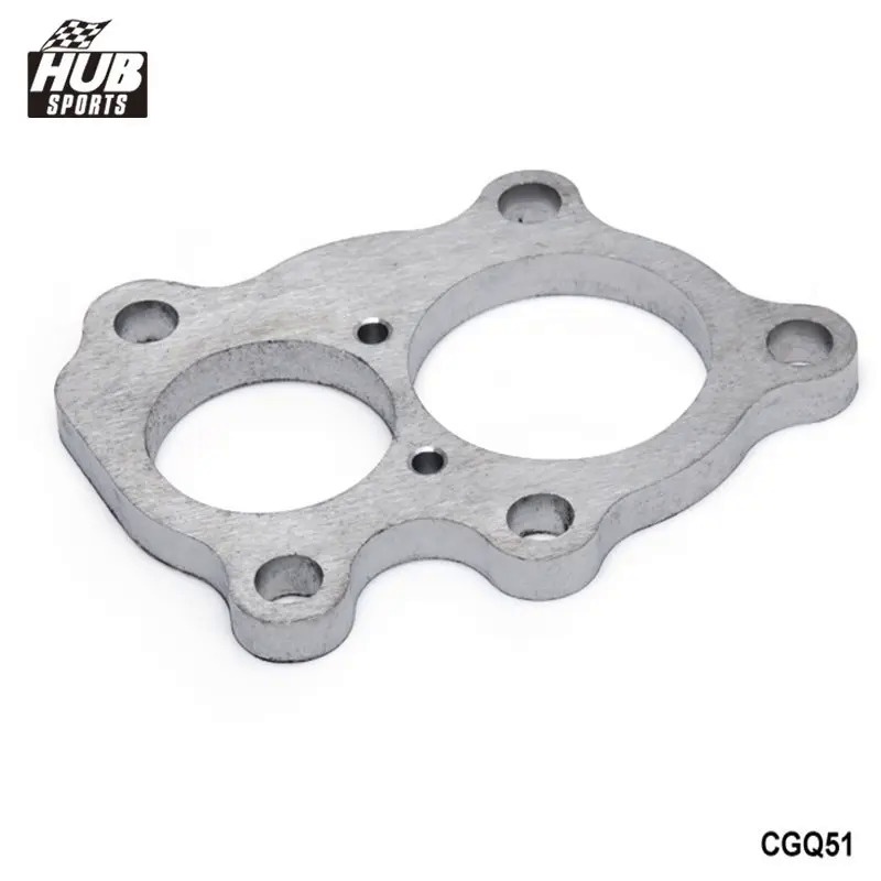 หน้าแปลนเทอร์โบสําหรับเทอร์โบชาร์จ T25 T210 GT30 GT32 ไอเสียคู่ HU-CGQ51