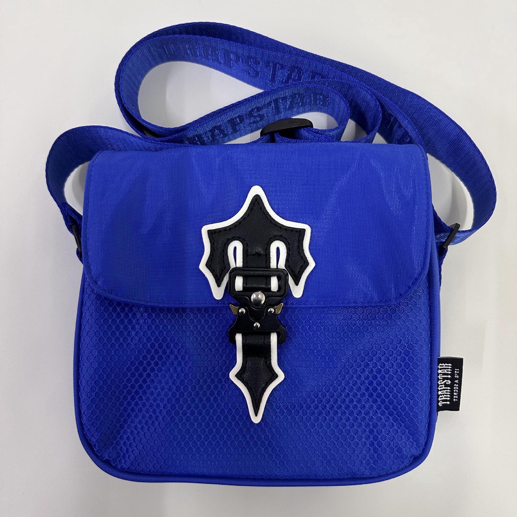 Trapstar Street กระเป๋าสะพายไหล่ สีฟ้า สไตล์สปอร์ต สําหรับผู้หญิง