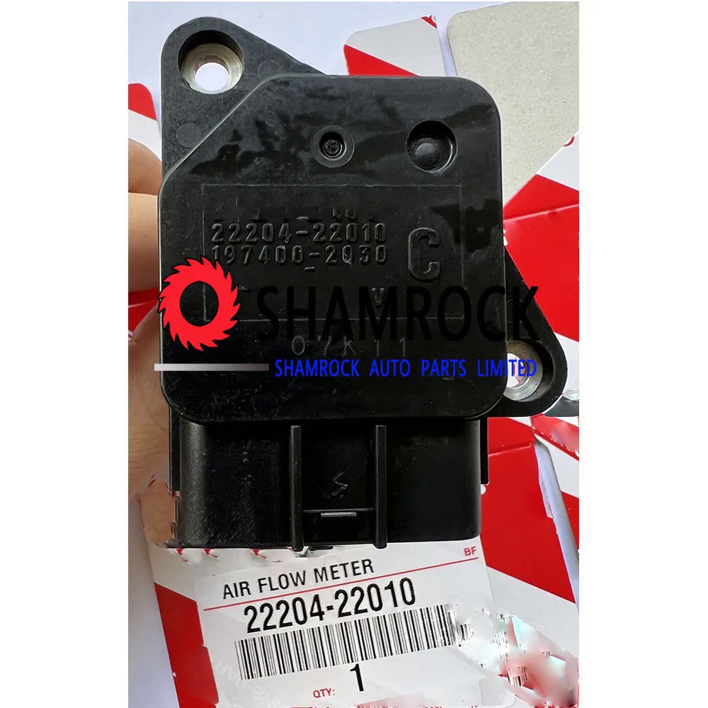 22204-22010เซ็นเซอร์วัดการไหลของอากาศมวล22204-22010 197400-2030 2220422010 22204-0c020