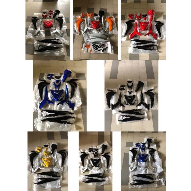 (DASH 125 V1 (V4) (KOSONG) ฝาครอบตัวถัง COVERSET ชุดฝาครอบ (HLD) HONDA DASH 125FI DASH 125 FI dash 1