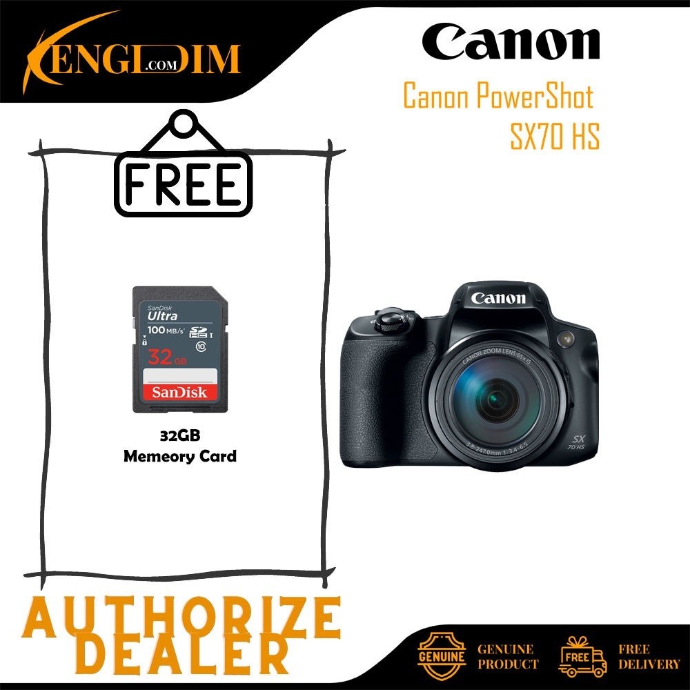 กล้องดิจิตอล Canon PowerShot SX70 HS / SX70HS