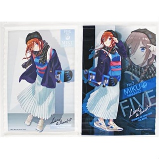 [ส่งจากญี่ปุ่น] Nakano Miku Gotoubun [Land A Trick!] B2 Tapestry 2 EA Set Goods L04704534