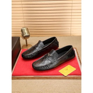 [EUR Size] Armani รองเท้าโลฟเฟอร์ พลัสไซซ์ 38-47