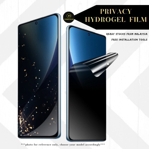 Huawei P20/P20 Pro/P30/P30 Pro/P40/P40 Pro Privacy Hydrogel ฟิล์มกันรอยหน้าจอ