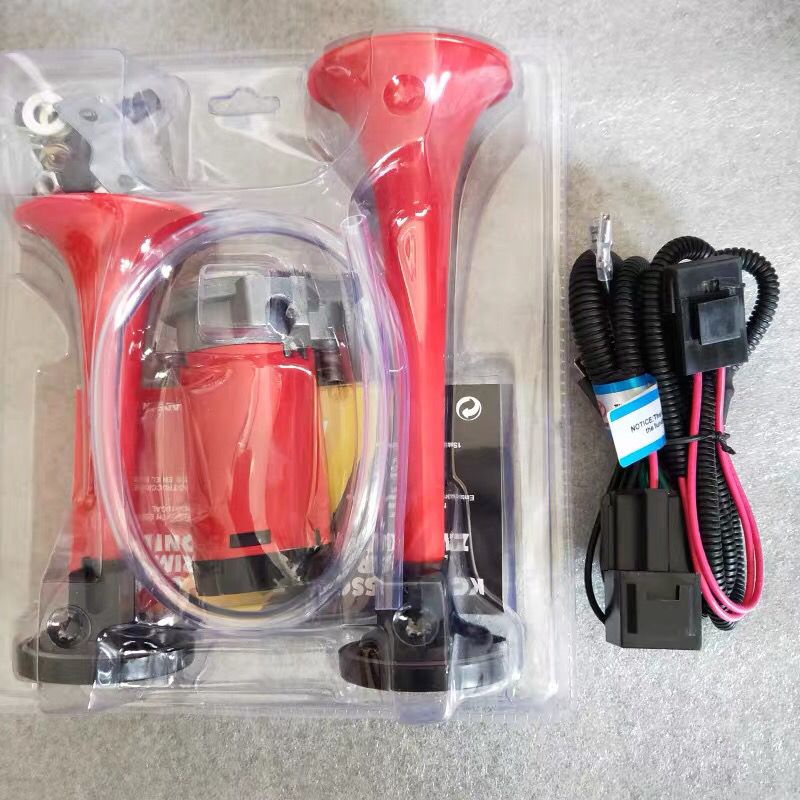 12V/24V รถบรรทุกรถรถรางปั๊มลมแตรนกหวีดแตรแตรลมไฟฟ้า