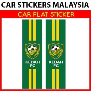 Csm Car plat Sticker - Kedah FC plat kereta EPM