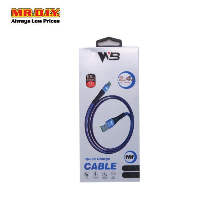 (MR.DIY) สาย USB -V8 Wb-B302