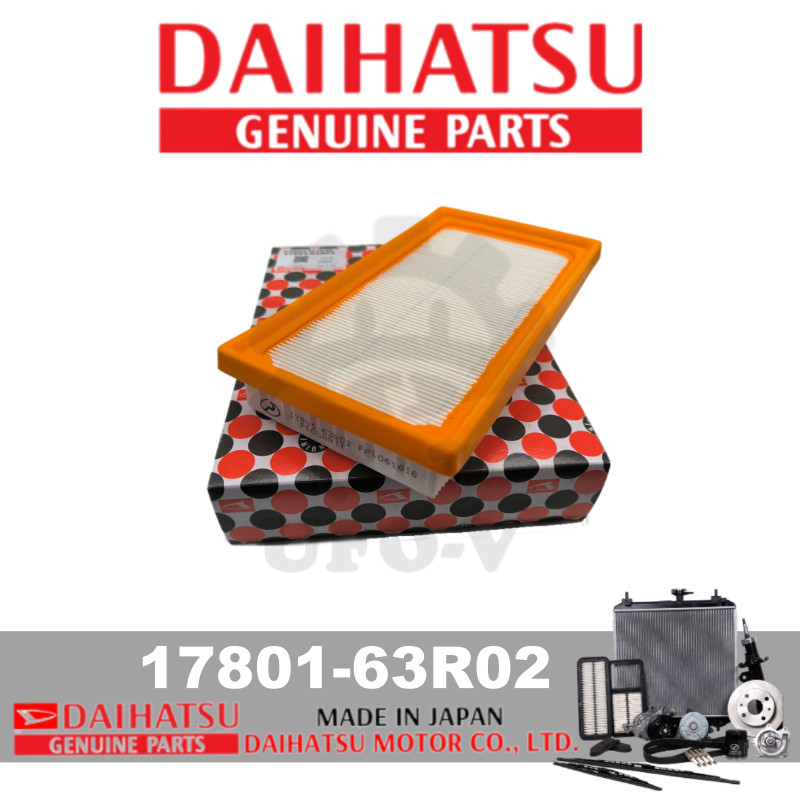 17801-63R02 กรองอากาศสําหรับ Perodua Bezza 1NR-VE 1.3 2016-2024