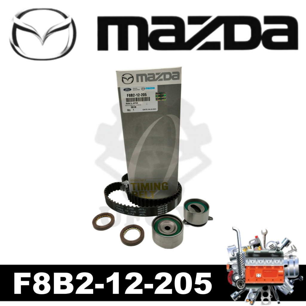 F8B2-12-205 ชุดสายพานไทม์มิ่งสําหรับ Ford Spectron E1800 & Mazda Bongo F8 1.8 8V (104RU25)