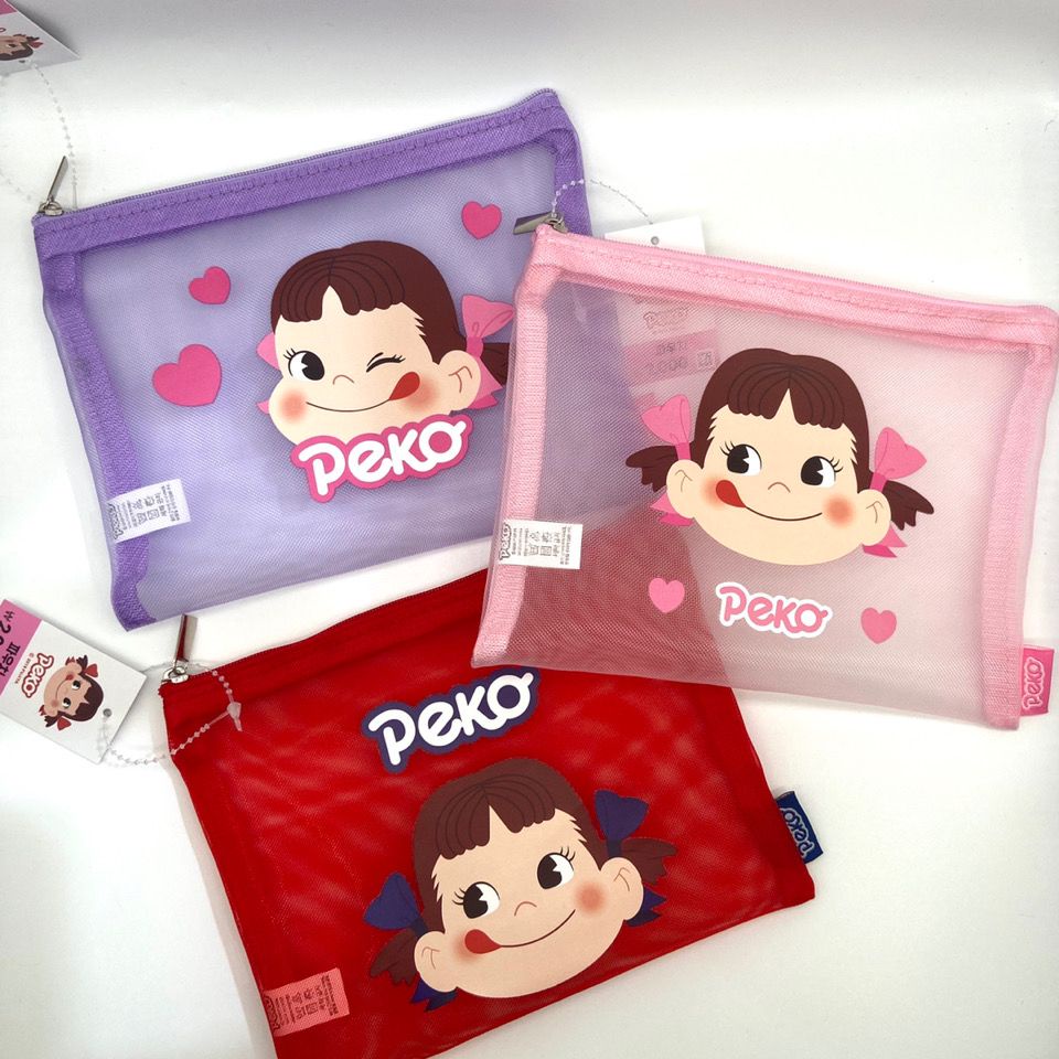 [ขายดี] Daiso Daiso Fujiya ใหม่ กระเป๋าเครื่องสําอาง กระเป๋าตาข่าย ลายการ์ตูนน่ารัก อเนกประสงค์ ไม่ชน สําหรับเพื่อน
