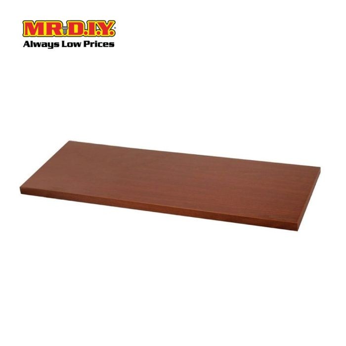 (MR.DIY) กระดานไม้ Pb ตกแต่ง 80x19.5x1.5ซม. (มารูน)
