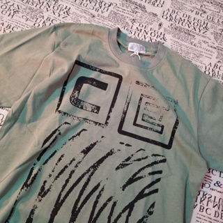 Cav EMPT C.E 21SS เสื้อยืดแขนสั้น สีเขียวทหาร สไตล์ญี่ปุ่น สําหรับผู้ชาย และผู้หญิง