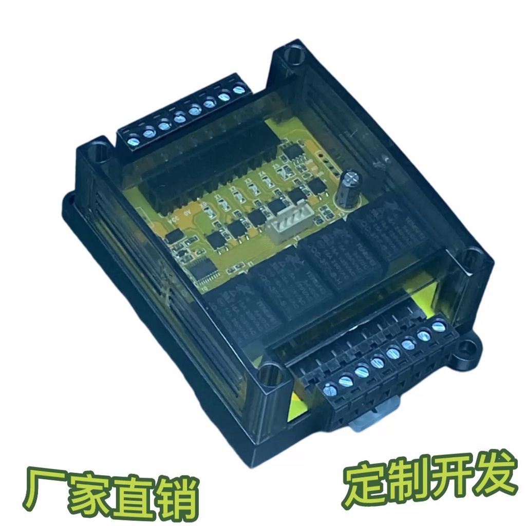 บอร์ดควบคุม Plc FX1N-10MR FX3U ตั้งโปรแกรมได้ สําหรับ Mitsubishi 485