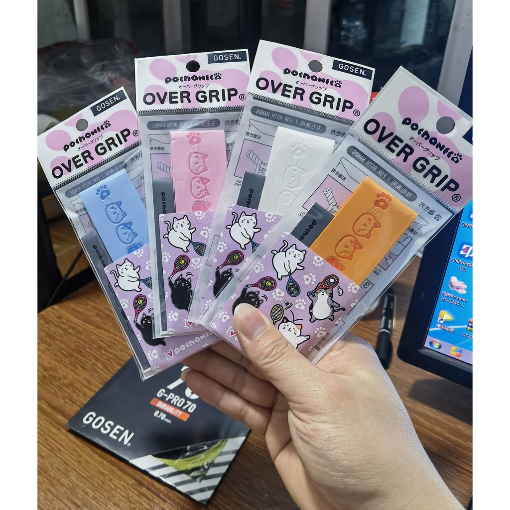 [กาวติดมือกันเหงื่อกันลื่น] GOSEN Gaoshen Cat Hand Glue ไม้แบดมินตันไม้เทนนิสกาวมือกันลื่น