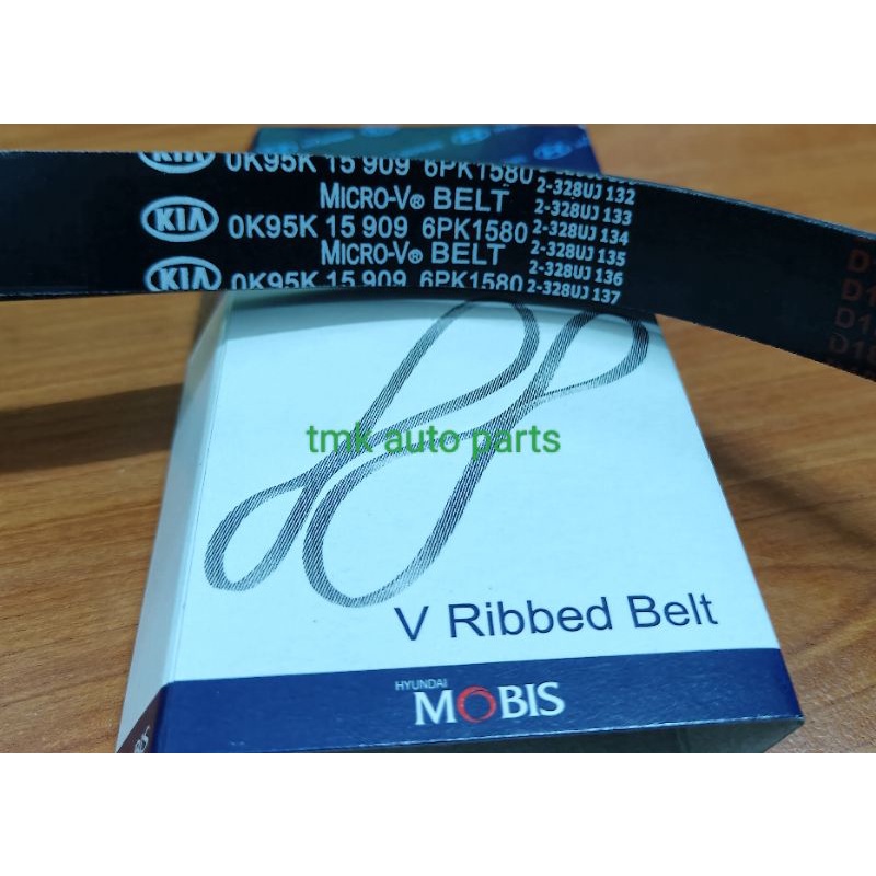 KIA (6PK1580) CARNIVAL 2.5,NASA RIA V6 FAN BELT (OK95K-15-909)