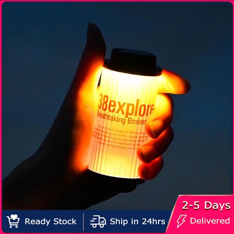 Go Peak โคมไฟ 38 Explore Light 38-KT 38 ดวง พร้อมฐานแม่เหล็ก กันน้ํา แบตเตอรี่ 18650 5 ชิ้น