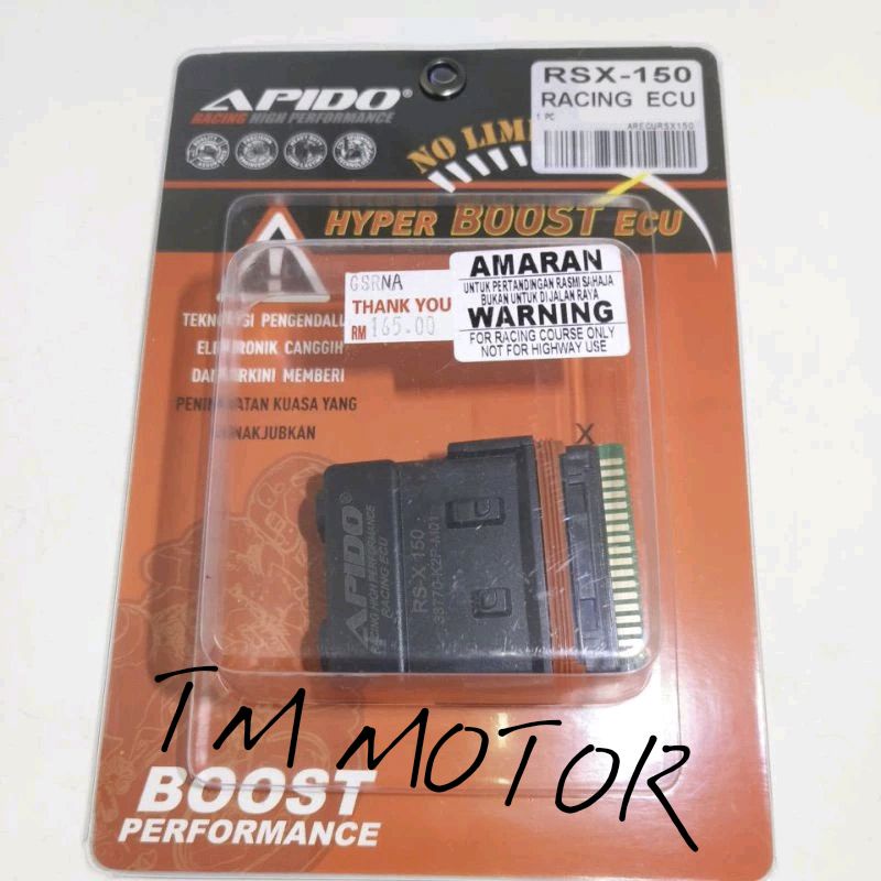 APIDO Hyper Boost ECU SRL115FI (V1)/ RS150/ Y15ZR V1/ RSX150/ EGO S FI/ EGO LC FI/ (Avantiz/Solariz)