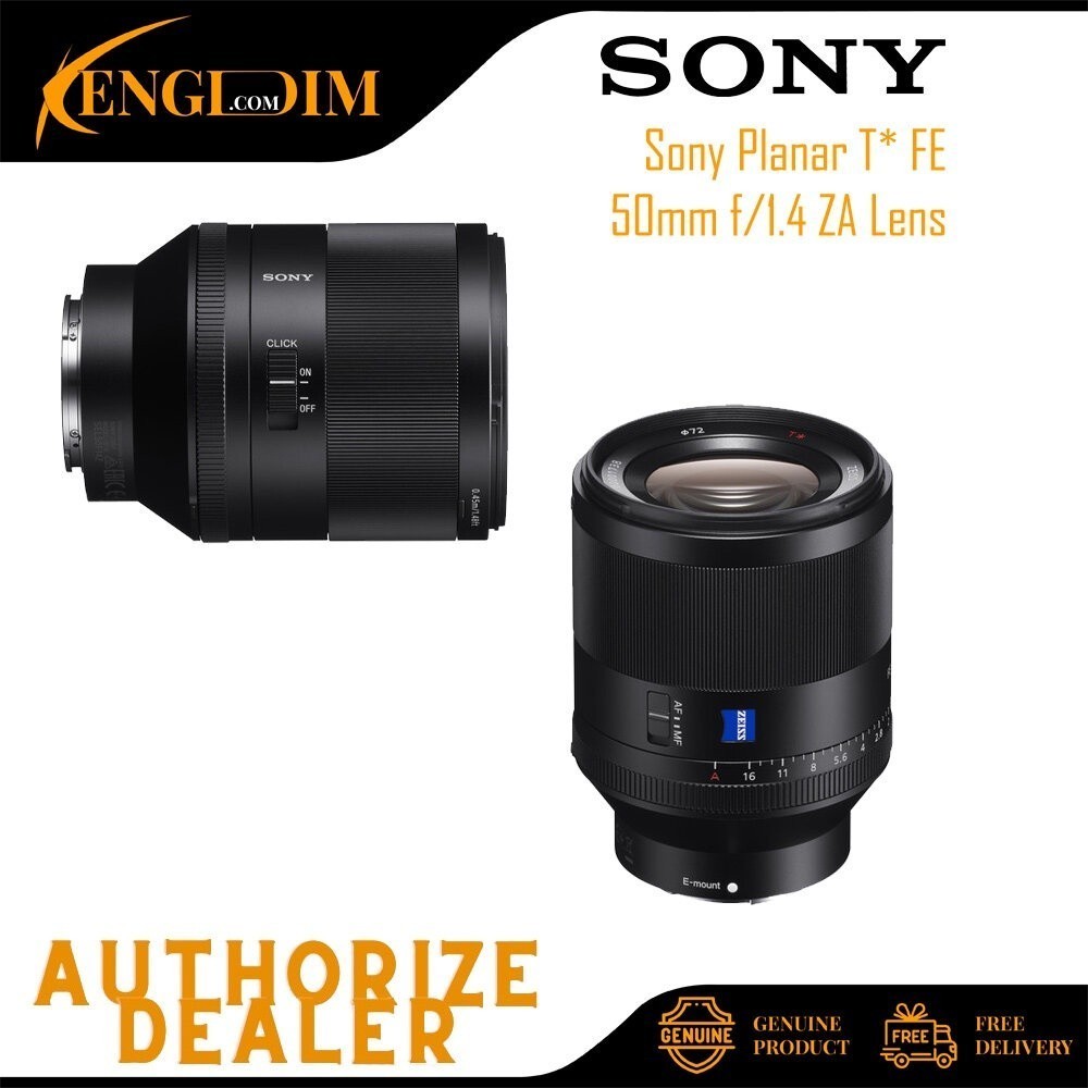 เลนส์ Sony Planar T* FE 50mm f/1.4 ZA