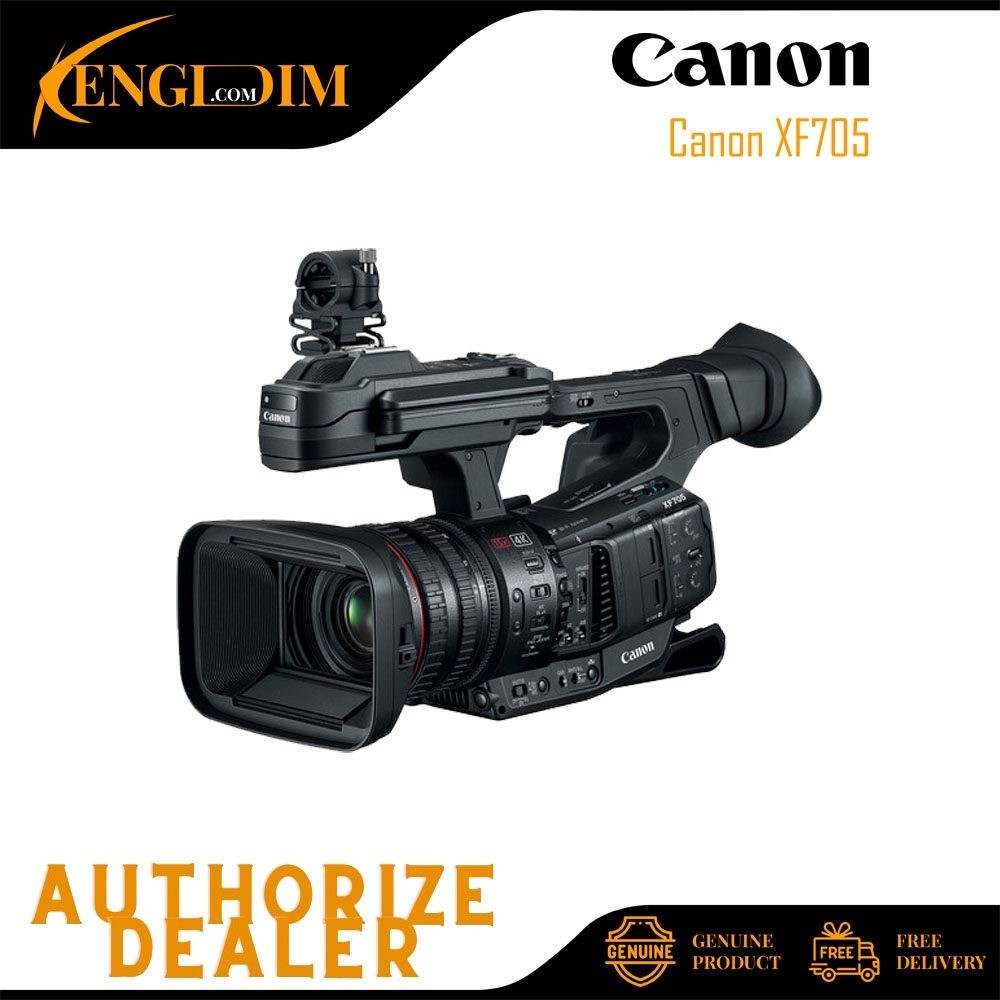 Canon XF705 4K 1" Sensor XF-HEVC H.265 Pro กล้องวิดีโอ