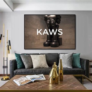 [พร้อมส่ง] ภาพจิตรกรรม ลายหมี Kaws สร้างสรรค์ แฟชั่น สําหรับตกแต่งผนังห้องนอน ห้องนั่งเล่น