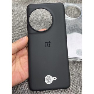 เคสโทรศัพท์มือถือซิลิโคน TPU ขอบเต็ม กันตก สีพื้น เรียบง่าย สําหรับ OnePlus 11