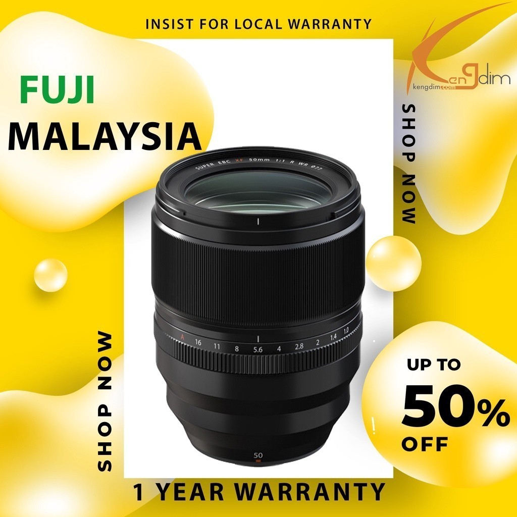 เลนส์ FUJIFILM XF 50mm f/1.0 R WR