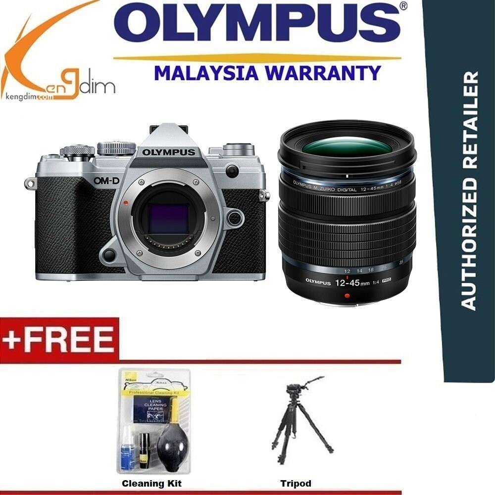 Olympus OM-D E-M5 Mark III พร้อมเลนส์ 12-45mm f/4 PRO