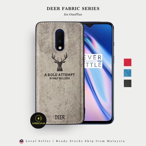 OnePlus 7 OnePlus 7T Pro OnePlus 8 OnePlus 8 Pro 1+7 1+7T Pro 1+8 1+8 Pro Deer Design Matte ผ้าเคสโท